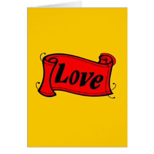 Liebe, gelb, schwarz und rot