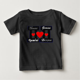 ♊ Liebe Gemini-Zodiac Sign Raglan Baseball Baby T-shirt