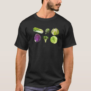 Liebe Gemüse Grüne Gemüse Süße Gesunde Salat F T-Shirt