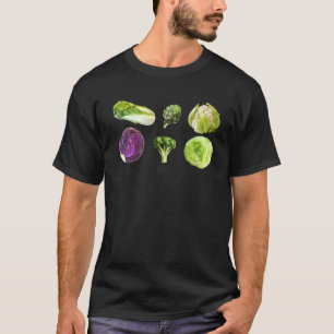 Liebe Gemüse Grüne Gemüse Süße Gesunde Salat F T-Shirt