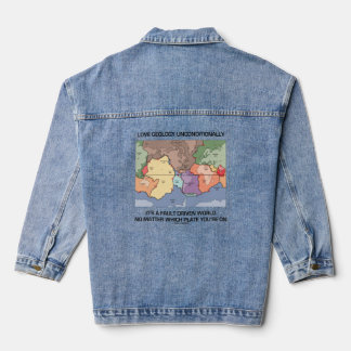 Liebe Geologie bedingungslos durch Fehler angetrie Jeansjacke