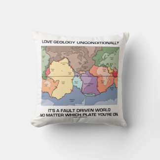 Liebe Geologie bedingungslos durch Fehler angetrie Kissen