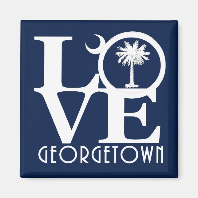 LIEBE Georgetown SC Magnet (Vorne)