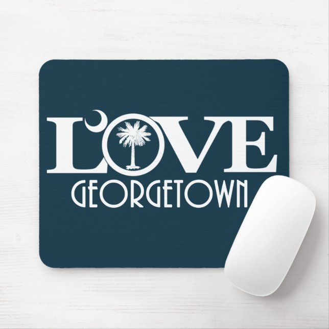 LIEBE Georgetown South Carolina Mousepad (Mit Mouse)