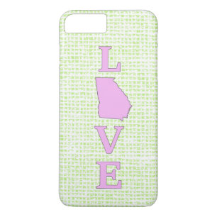 LIEBE Georgia Staat Map Case-Mate iPhone Hülle