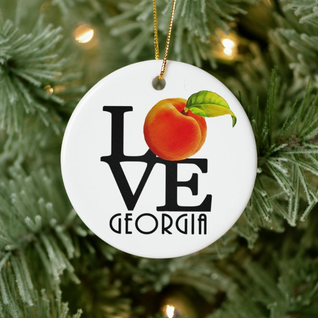 LIEBE Georgien Keramik Ornament (Baum)