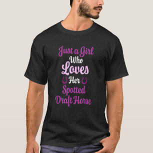 Liebe Gepunktet Pferdefüsse T-Shirt