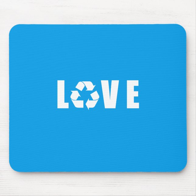 Liebe gerecycelt mousepad (Vorne)