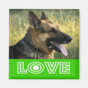 Liebe German Shepherds Welpe Dog Kühlschrankmagne Magnet