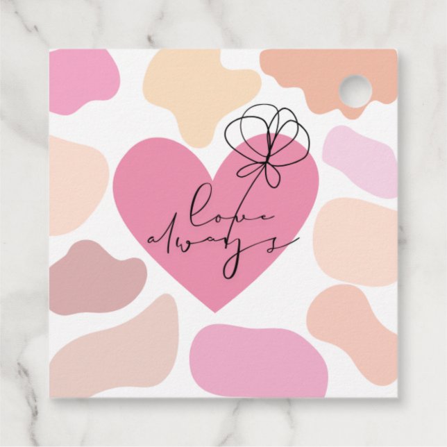 Liebe Geschenkanhänger (Rückseite)