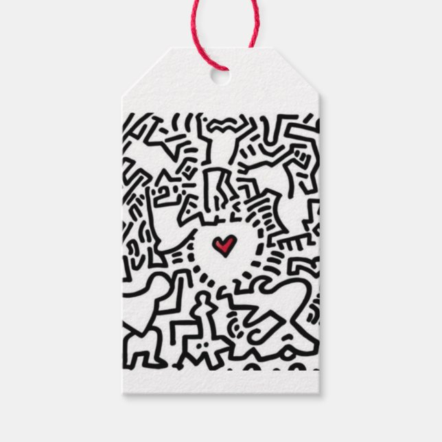 Liebe Geschenkanhänger (Vorderseite)