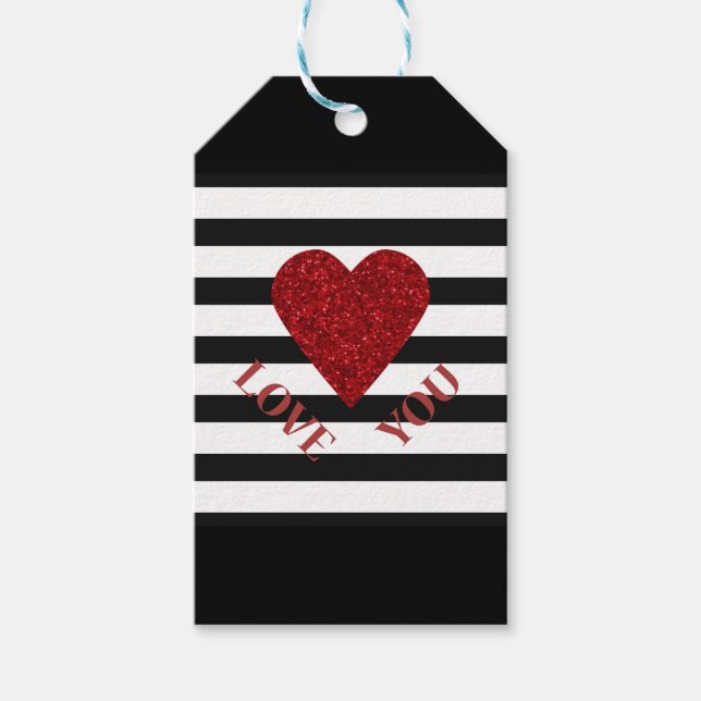 Liebe Geschenkanhänger (Vorderseite)