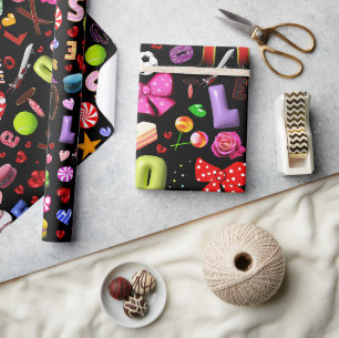Liebe Geschenkpapier