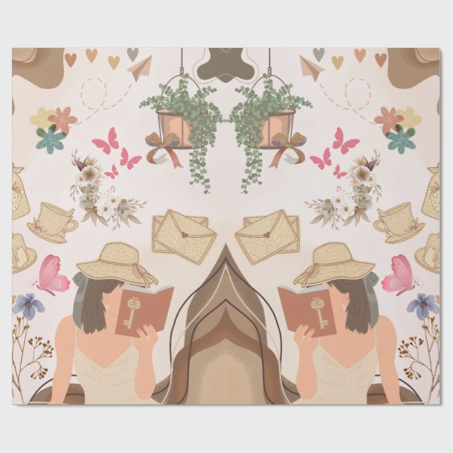 Liebe Geschenkpapier (Flach)