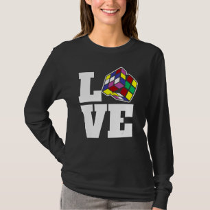Liebe-Geschwindigkeit des Puzzle Cube-Wettkampfes  T-Shirt