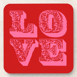 LIEBE GETRÄNKEUNTERSETZER