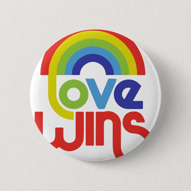 Liebe-Gewinne Button (Vorderseite)