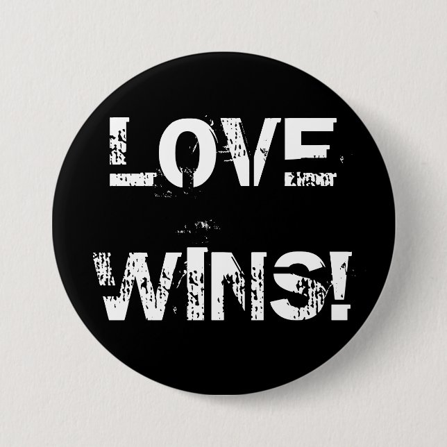 LIEBE-GEWINNE! BUTTON (Vorderseite)