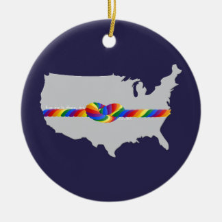 Liebe-Gewinne Keramikornament