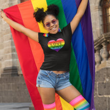 Liebe gewinnt Black Rainbow Heart Pride Monat