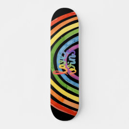 Liebe gewinnt Gay Pride Rainbow Skateboard