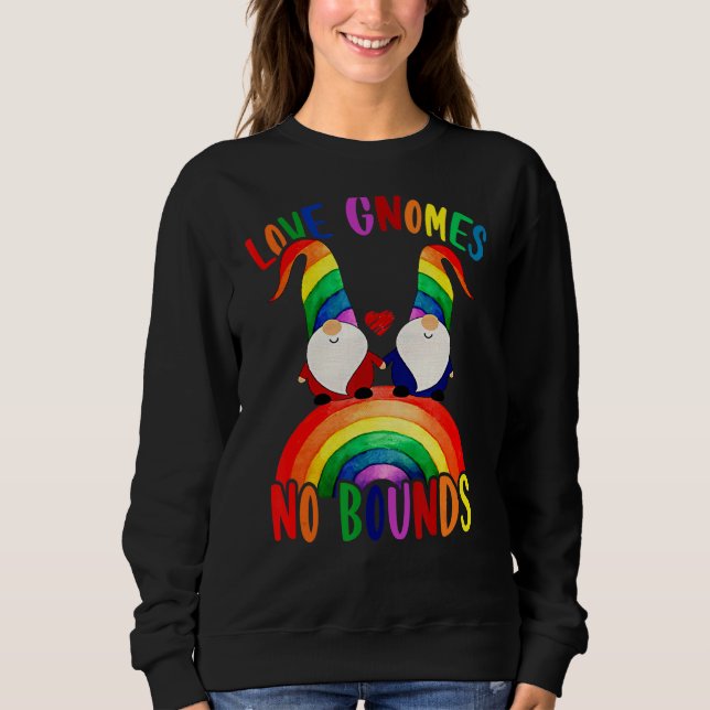 Liebe gewinnt grenzenlosen Gay Pride der Gemeinsch Sweatshirt (Vorderseite)