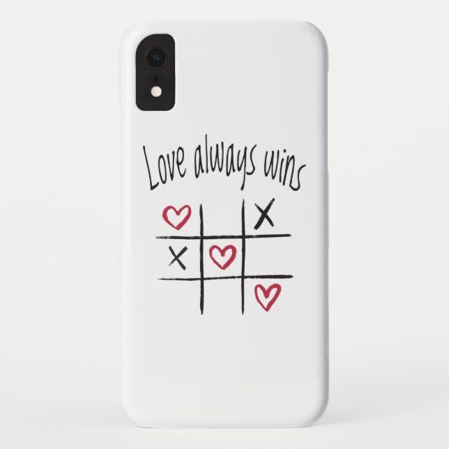 Liebe gewinnt immer Case-Mate iPhone hülle (Rückseite)