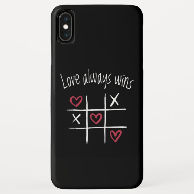 Liebe gewinnt immer Case-Mate iPhone hülle (Rückseite)