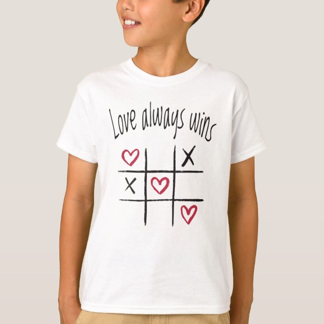 Liebe gewinnt immer T-Shirt (Vorderseite)