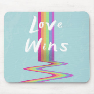 Liebe gewinnt Maus-Pad Mousepad
