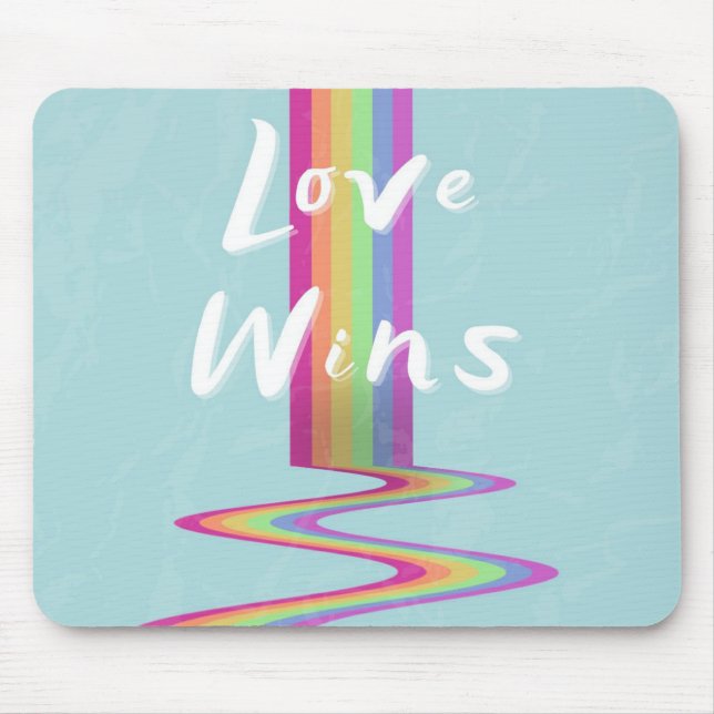 Liebe gewinnt Maus-Pad Mousepad (Vorne)