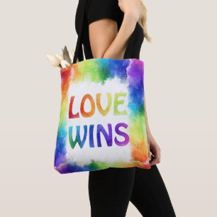 Liebe gewinnt Rainbow Front und Back Decoration