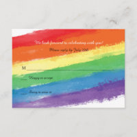 Liebe gewinnt Rainbow Response Card