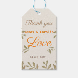 Liebe Gewürzgarten Hochzeitsfeier Geschenkanhänger