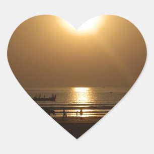 Liebe gibt mir Energie Herz-Aufkleber