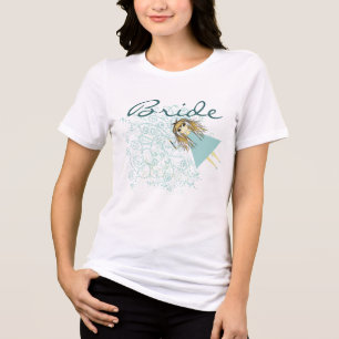 Liebe gibt uns eine Märchen-Hochzeit Tri-Blend Shirt