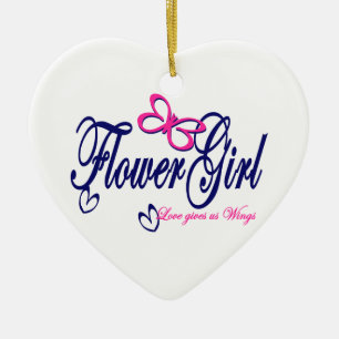 Liebe gibt uns Wings Keramikornament