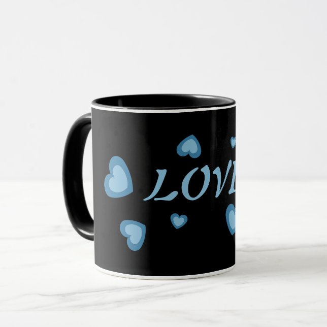 LIEBE GIFT FÜR FREUND, EHEFRAU HUSBAND GIRLFRIEND  TASSE (Vorderseite Links)