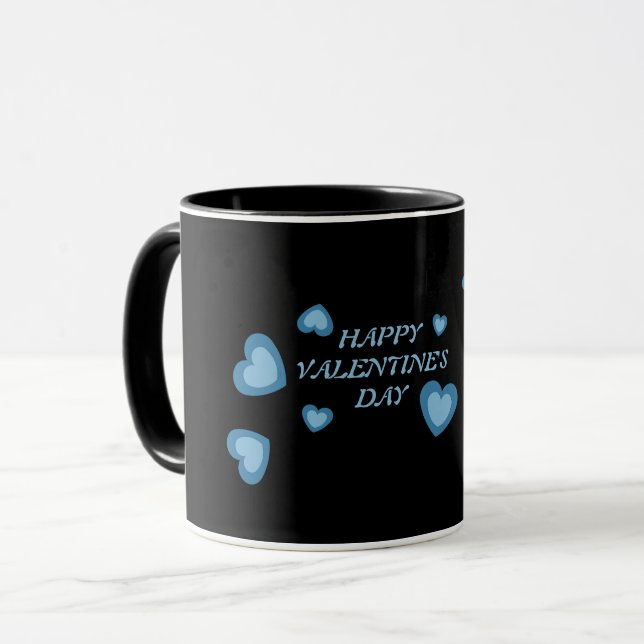 LIEBE GIFT VALENTININE EHEFRAU HUSBAND GIRLFRIEND TASSE (Vorderseite Links)