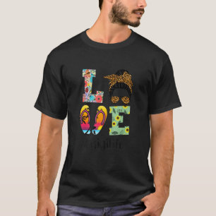 Liebe Gigi Life Blumenblume Sommer Sonnenblumen T-Shirt