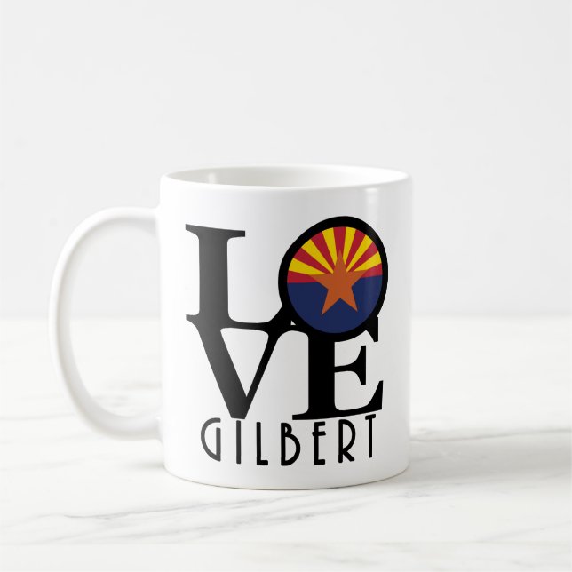 LIEBE Gilbert Arizona 11oz Kaffeetasse (Links)