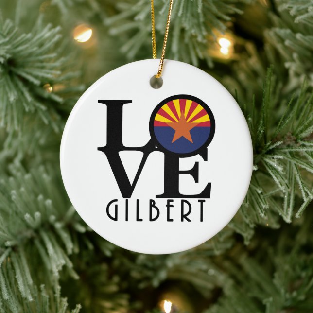 LIEBE Gilbert Arizona Keramik Ornament (Baum)