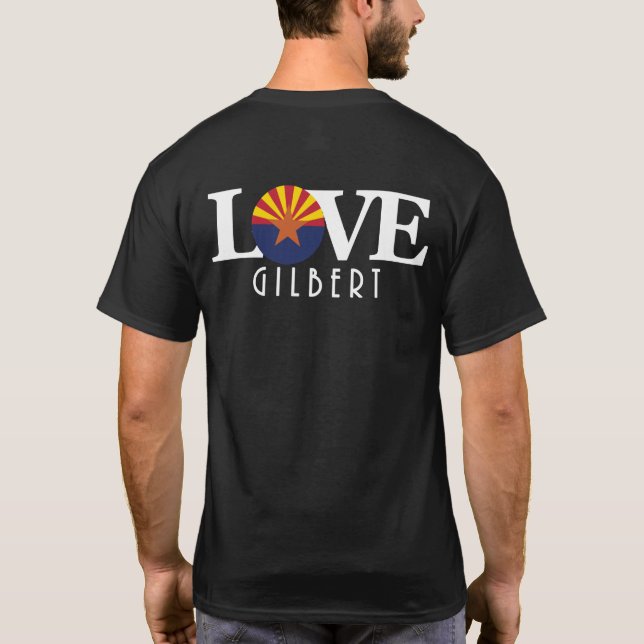 LIEBE Gilbert Arizona (Rückseite) T-Shirt (Rückseite)