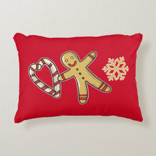 Liebe Gingerbread Dekokissen