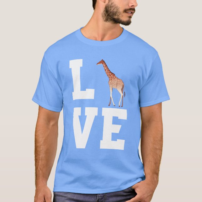 Liebe Giraffen Freunde T-Shirt (Vorderseite)