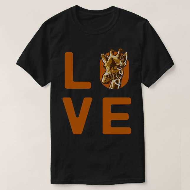 Liebe Giraffen Giraffe S Giraffe T-Shirt (Design vorne)