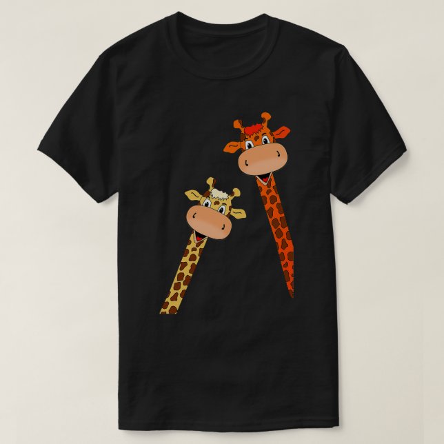 Liebe Giraffes Giraffe Lovers Giraffe T-Shirt (Design vorne)