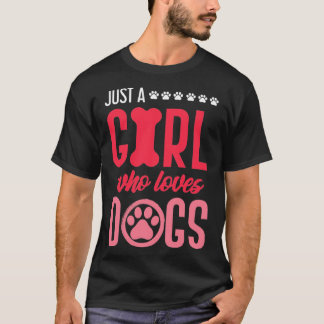 Liebe Girl Hund T-Shirt
