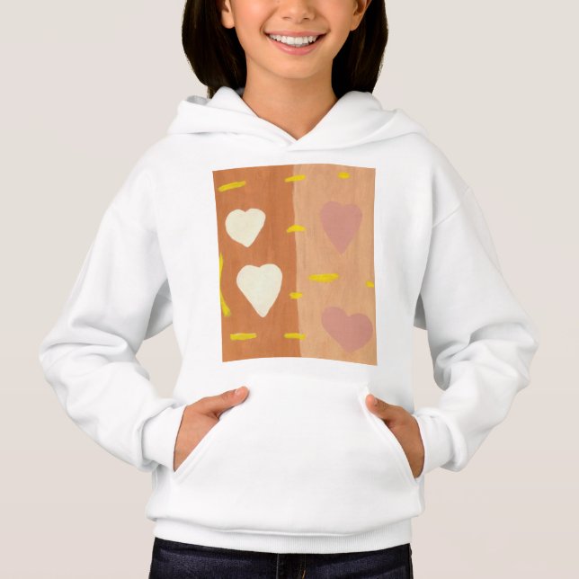 Liebe Girls Pullover Hoodie (Vorderseite)