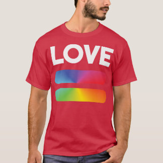 Liebe Gleichheit Rainbow LGBT Pride Awareness Mont T-Shirt